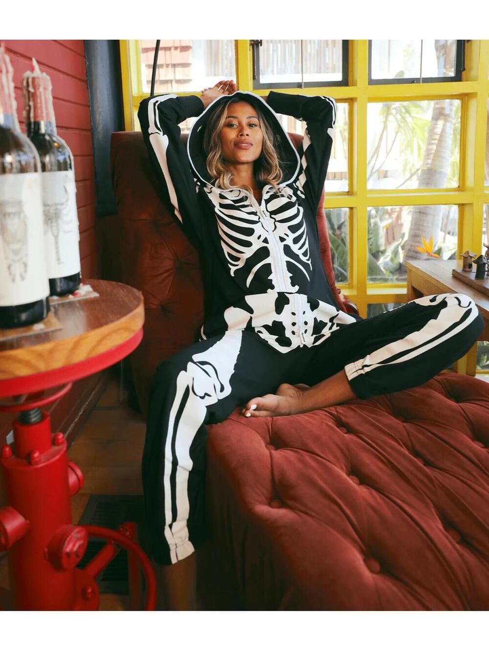 NWT Tipsy Elves Women's Halloween Skeleton Costume Size Medium - Picture 9 of 11
